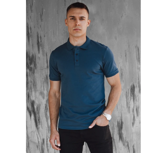 Modrá pánska polokošeľa FashionStreet PX0603