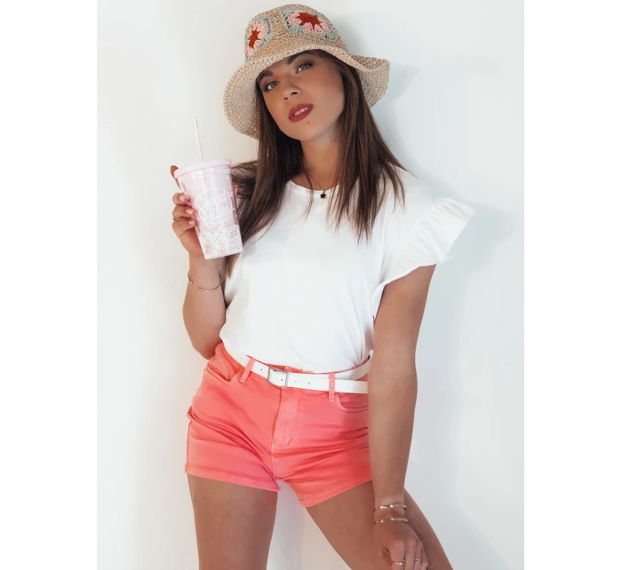 dámské džínové šortky růžové Dstreet model 21977743 - FashionStreet