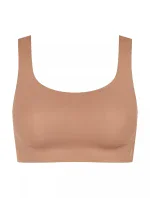 Dámsky top ZERO Feel 2.0 - BROWN - svetlohnedý 00CM - SLOGGI