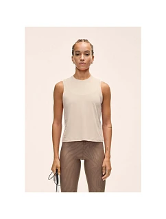 Dámske tričko CASALL Graphic Tank, farba: béžová