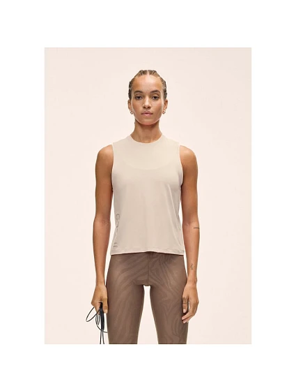 Dámske tričko CASALL Graphic Tank, farba: béžová