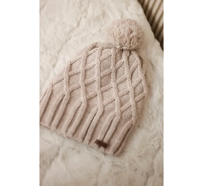 Milano fleecová čiapka K203 svetlo béžová
