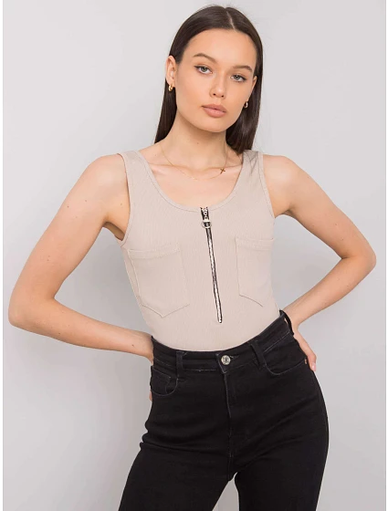 Dámský top DHJ TP model 15430262 béžová - FPrice