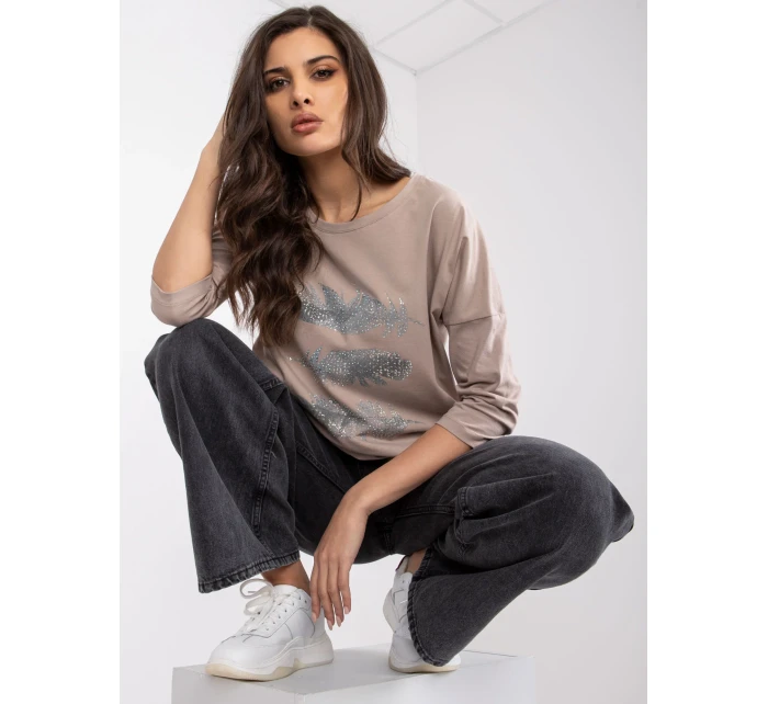 Halenka RV BZ model 17081565 tmavě lila - FPrice Halenka RV BZ model 17081565 tmavě lila - FPrice