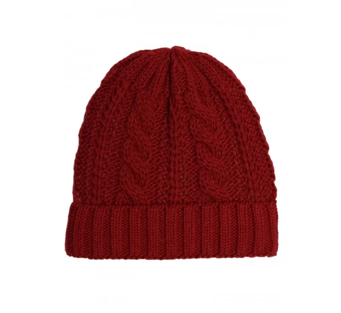 M897 Pletená čiapka - bordová