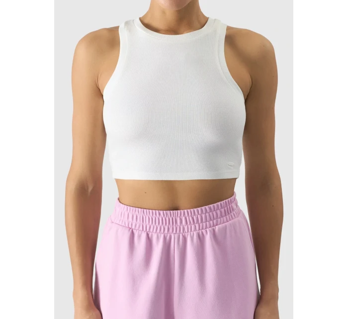 Dámsky top slim 4F - krémový