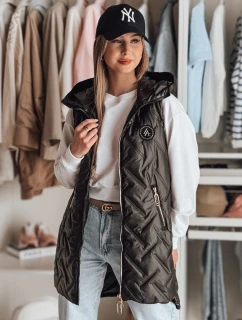 Dámska prechodná prešívaná vesta GRANDI black FashionStreet TY4883