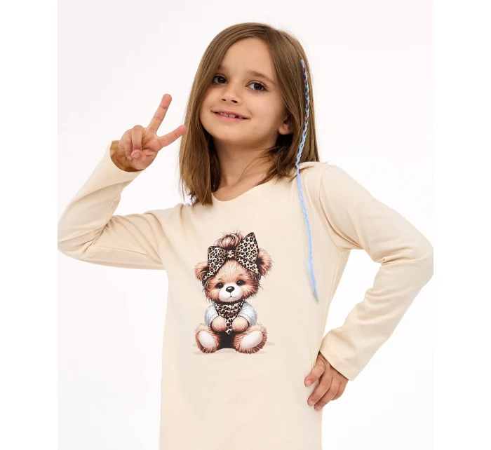 Cornette Detské dievčenské tričko 549/197 Panther 2 long/r 86-128