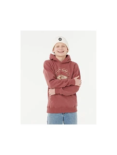 Mikina RIP CURL STAPLER HOOD – chlapčenská, červená