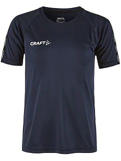 Squad Go Contrast Jersey Jr Dětské kontrastní sportovní tričko model 22468602 navy - Craft Teamwear