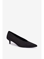 Černé semišové lodičky s model 22320494 - Boto