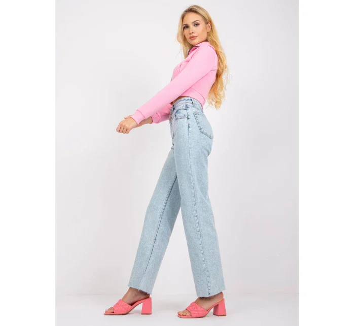 Džínsové nohavice MR SP 358.58P svetlomodré