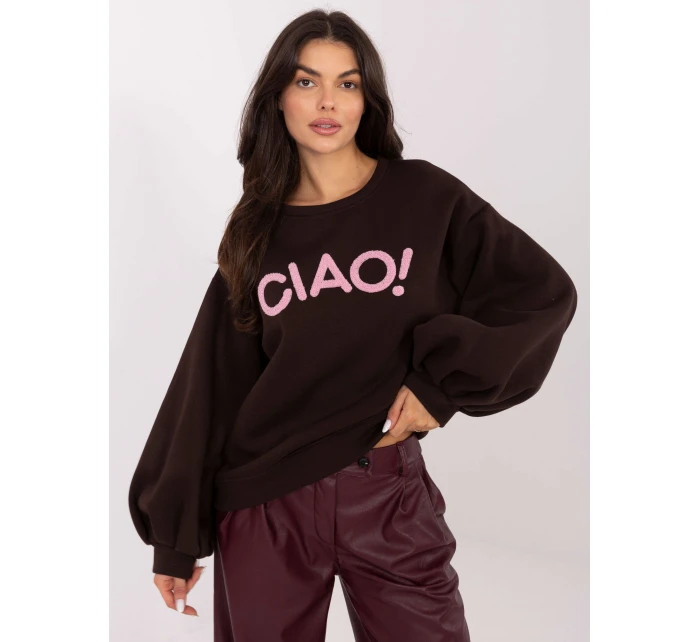 RV BL mikina A1044.78 tmavohnedá