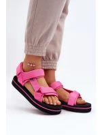 Dámské sandály na platformě Lee Cooper Fuchsia Dámské sandály na platformě Lee Cooper Fuchsia