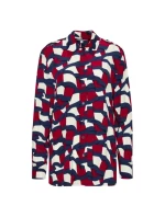 Tommy Hilfiger Viskózové tričko W WW0WW31447 Tommy Hilfiger Viskózové tričko W WW0WW31447