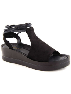 Šnurovacie sandále Potocki W WOL237A black