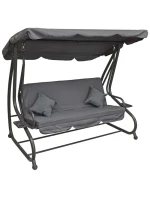 ZÁHRADNÁ A BALKÓNOVÁ HOJDAČKA KASIA 3 OSOBY SIVÁ ZÁHRADNÁ A BALKÓNOVÁ HOJDAČKA KASIA 3 OSOBY SIVÁ