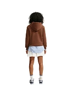 Dámská mikina Nike Studio Fleece Medium Weight, světle hnědá, IM8100 259