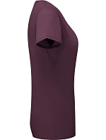 LadyFit Iconic 195 T Dámské tričko z těžké bavlny model 22431597 dark plum - Fruit of the Loom