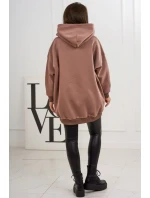 Zateplená mikina s model 19049180 motivem mocca - K-Fashion