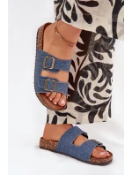 Dámské Pantofle Na Platformě S Přezkami model 21704354 - EVENTO Dámské Pantofle Na Platformě S Přezkami model 21704354 - EVENTO