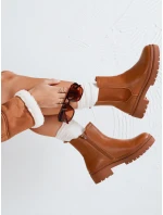 Dámske čižmy MONDERICO camel FashionStreet ZY0512