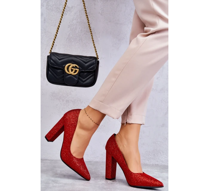 Lesklé lodičky Na Podpatku model 21607451 - Boto