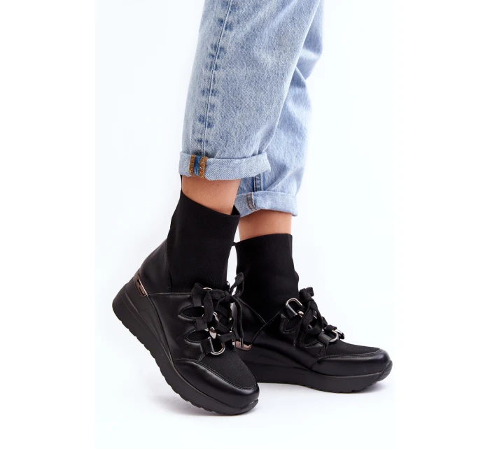 Dámské Botky Na Se Černé model 21638517 - Boto Dámské Botky Na Se Černé model 21638517 - Boto