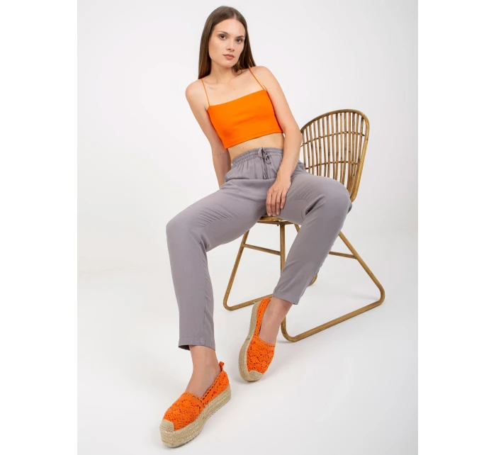 Nohavice D73761M61869L šedé Nohavice D73761M61869L šedé