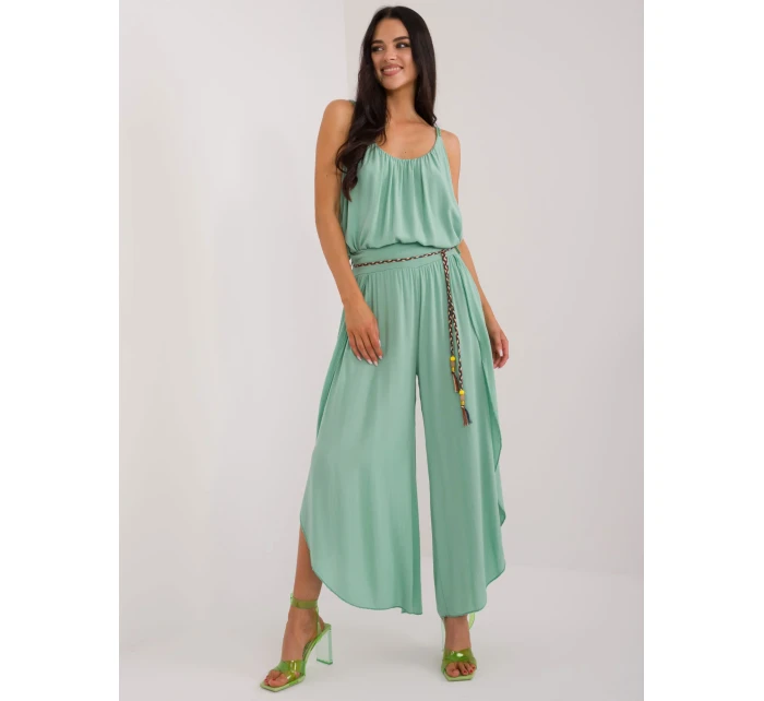 TW SP BI kalhoty model 20225618 pistácie - FPrice TW SP BI kalhoty model 20225618 pistácie - FPrice