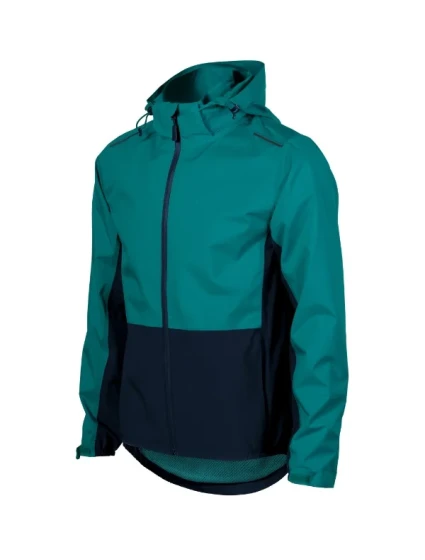 Dúhová bunda pre mužov smaragdová