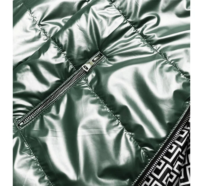 Zelená dámská oboustranná bunda model 17110300 - S'WEST