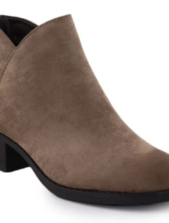 Dámske blokové zateplené topánky béžové Potocki 12472