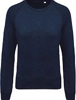 Kariban K 481 Dámska mikina s raglánovými rukávmi z bio bavlny 20.K481 french navy heather