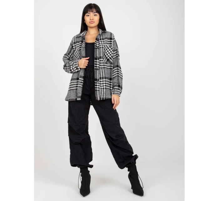 Košeľa DN KS 3964.45 čiernobielych