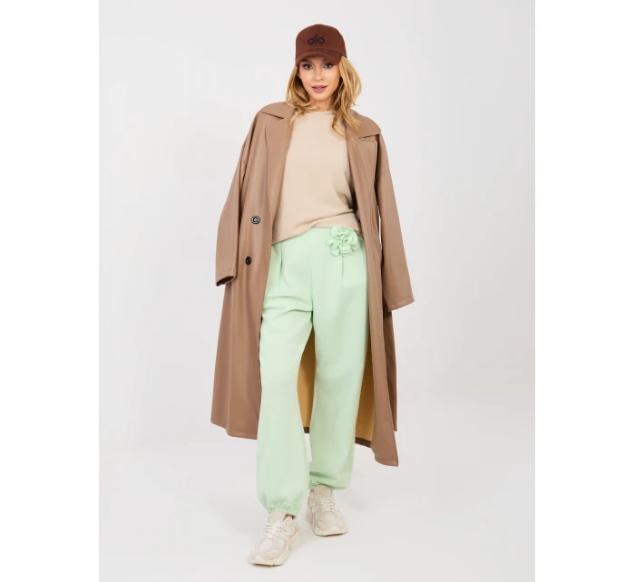 Nohavice IT SP 22197.64 svetlozelené