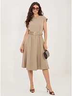 Sukienka MI SK  ciemny bezowy model 22109810 - FPrice