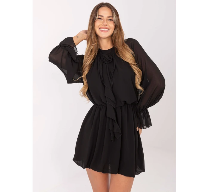 Šaty MI SK A1554.26 čierne Šaty MI SK A1554.26 čierne