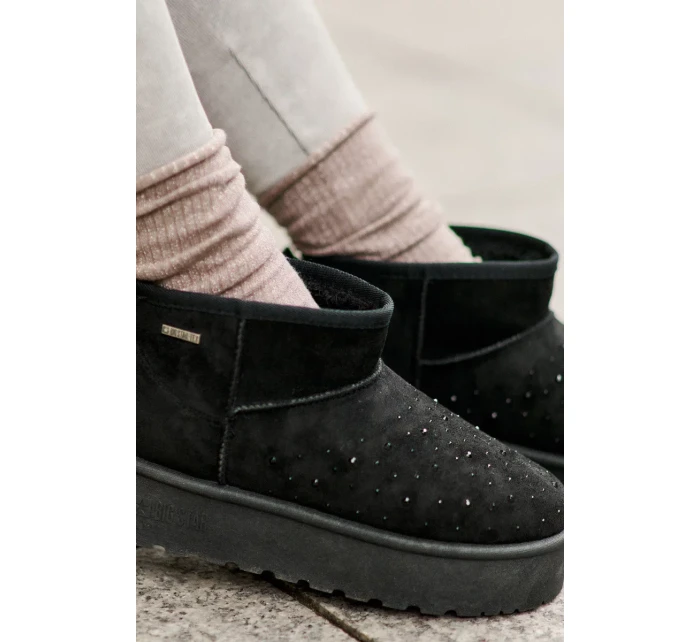 Snežnice s ornamentom na platforme Big Star Black