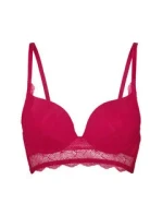 Dámska čipková vystužená podprsenka W0B2P PADDED TRIANGLE BRA - WONDERBRA