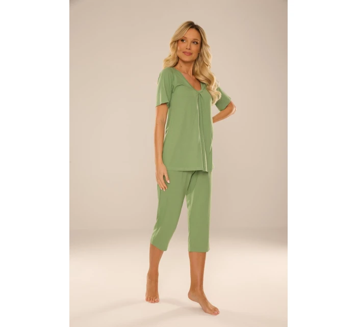 Pyžamo De Lafense 878 Dahlia kr/r M-2XL