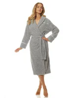 Dlhý dámsky župan L & L 2084 satyna Dlhý dámsky župan L & L 2084 satyna