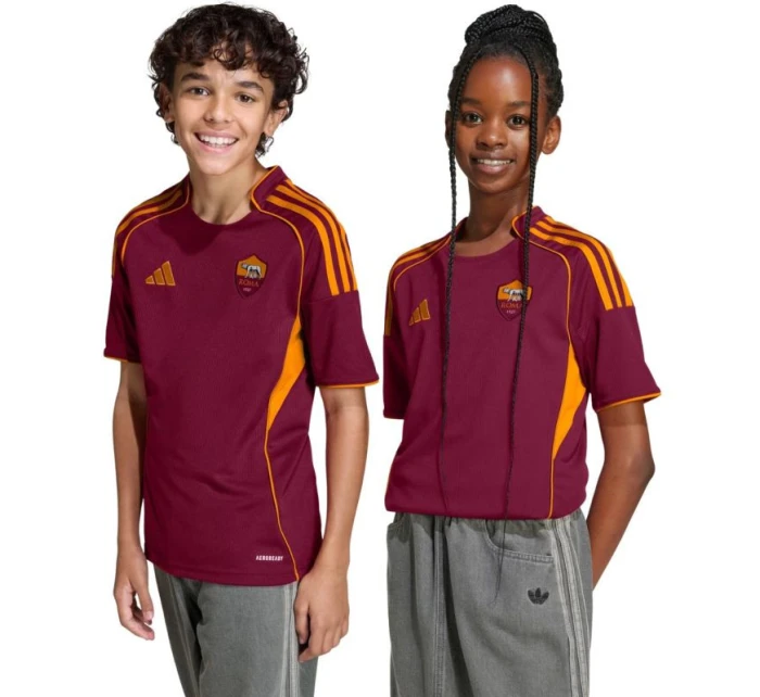 Detské tričko adidas AS Roma 25/26 Home bordová JX2613 Detské tričko adidas AS Roma 25/26 Home bordová JX2613