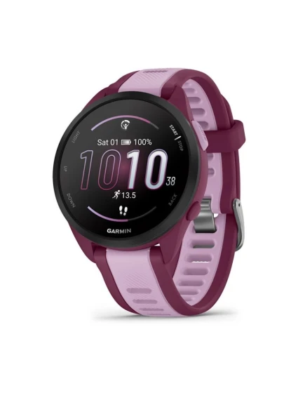 Športové hodinky Garmin Forerunner 165 Music AMOLED 43 mm Berry Lilac