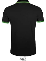 SOL'S Pasadena Men Pánské piqué polo model 22521829 black/lime SOL'S Pasadena Men Pánské piqué polo model 22521829 black/lime