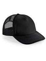 Beechfield B 645 5-panelová čiapka Vintage Trucker 53.0645 čierna/čierna Beechfield B 645 5-panelová čiapka Vintage Trucker 53.0645 čierna/čierna