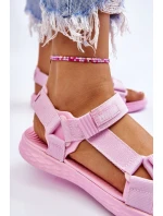 Sandały Damskie Big Star LL274A100 Różowe