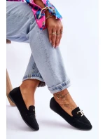 Klasyczne Wsuwane Mokasyny Czarne Carly Klasyczne Wsuwane Mokasyny Czarne Carly