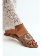 Dámské Ploché Žabky S  Hnědé model 21665087 - S.Barski