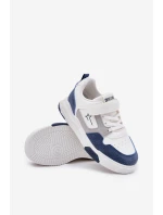 Lekkie Sneakersy Dziecięce Big Star RR374053 Biało-Niebieskie Lekkie Sneakersy Dziecięce Big Star RR374053 Biało-Niebieskie